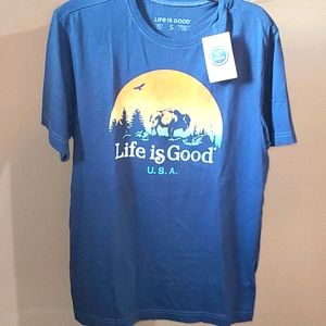 Life is Good SS T-Shirt, Size Small